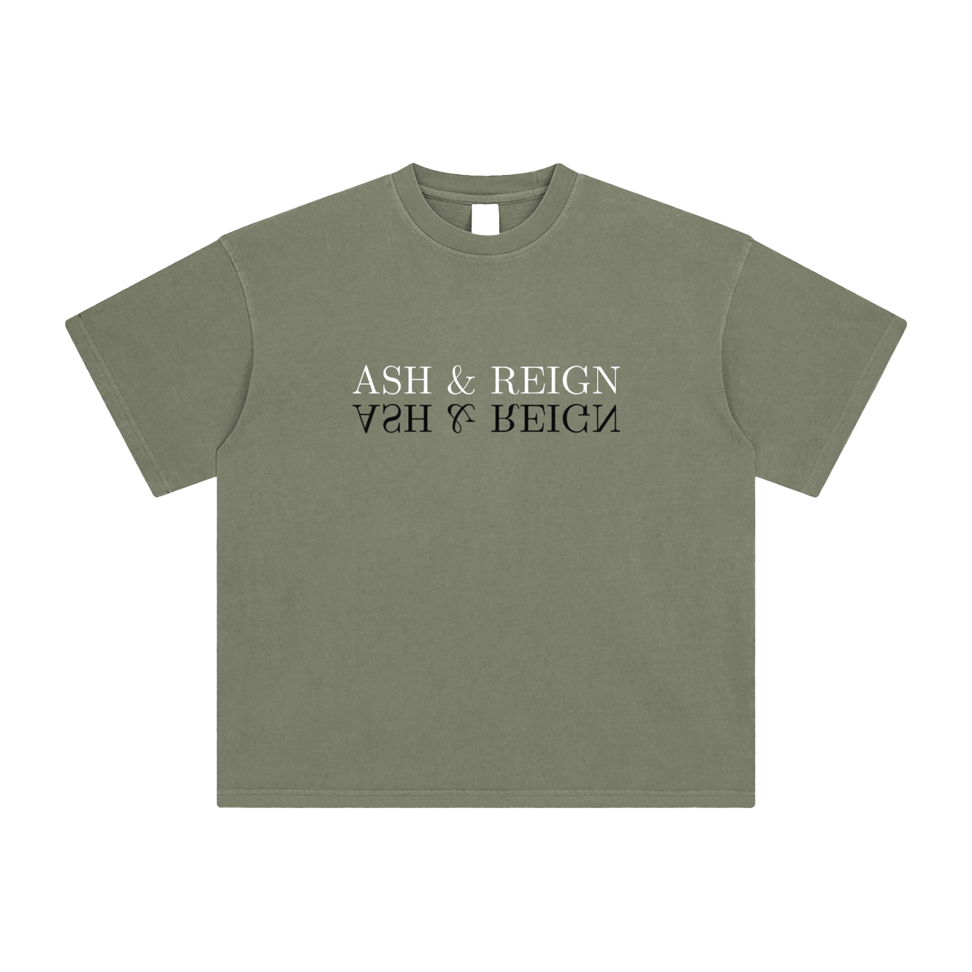Ash & Reign Enzyme Washed T-Shirt