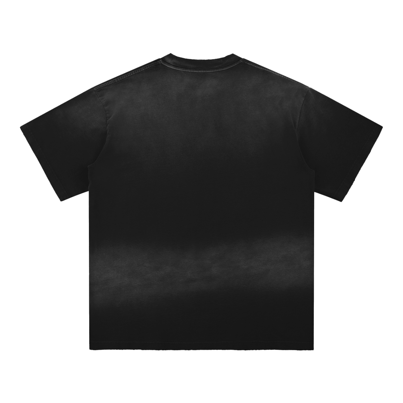 Ash & Reign Sun Fade Hand-Frayed Cotton T-Shirt