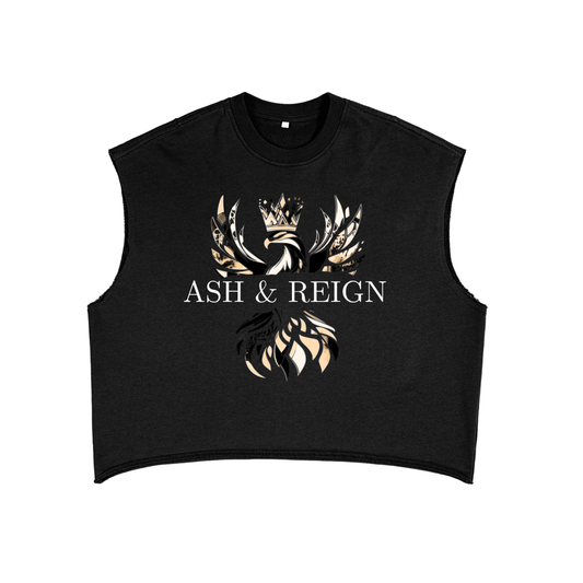 Ash & Reign French Terry Boxy Tank Top
