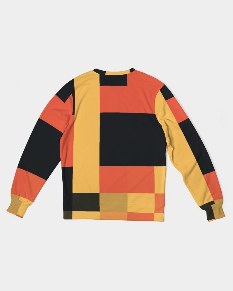 Honey Bee Squared Classic French Terry Crewneck Pullover - Rashaad Black