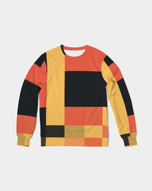 Honey Bee Squared Classic French Terry Crewneck Pullover - Rashaad Black