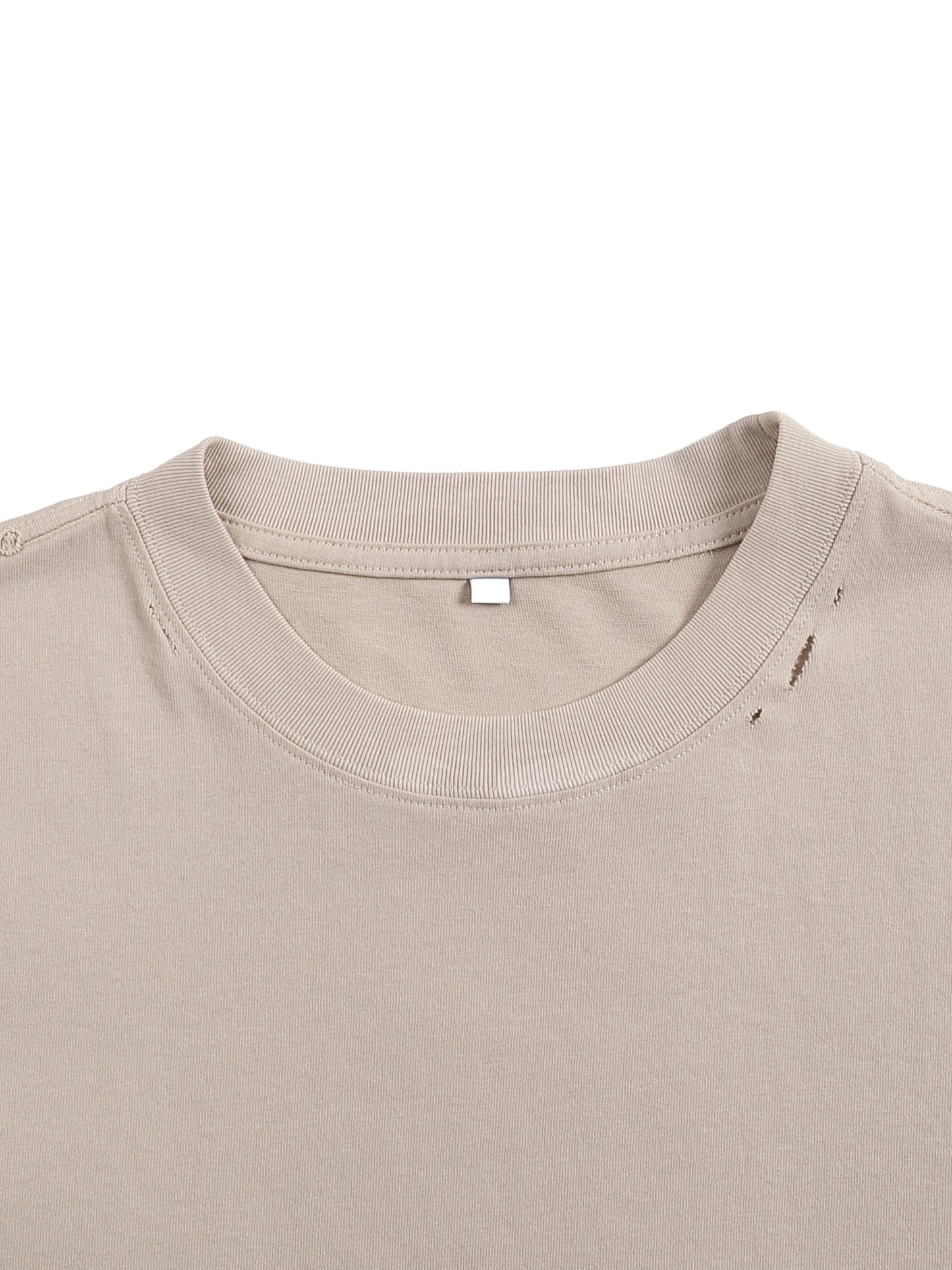 Ash & Reign Frayed Boxy Tee