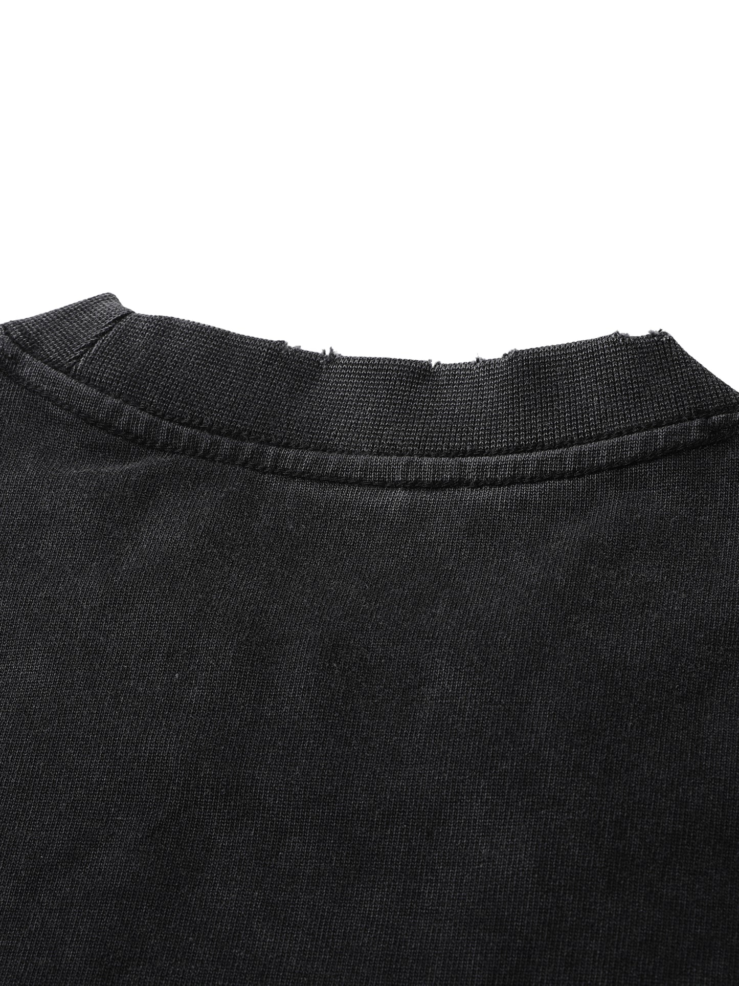 Ash & Reign Vintage Washed Frayed T-Shirt