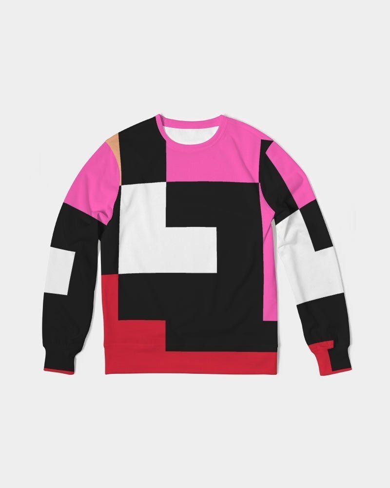 One night in Paris squared Classic French Terry Crewneck Pullover - Rashaad Black