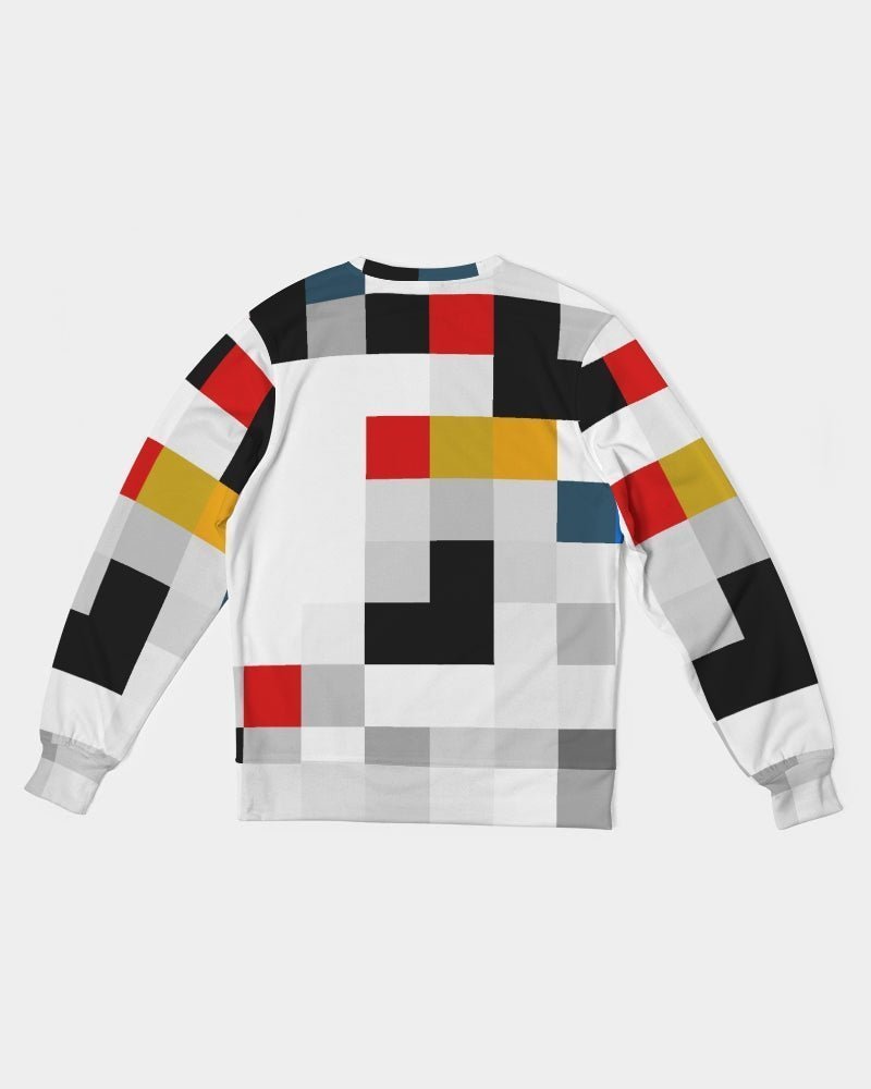 Pixel Classic French Terry Crewneck Pullover - Rashaad Black