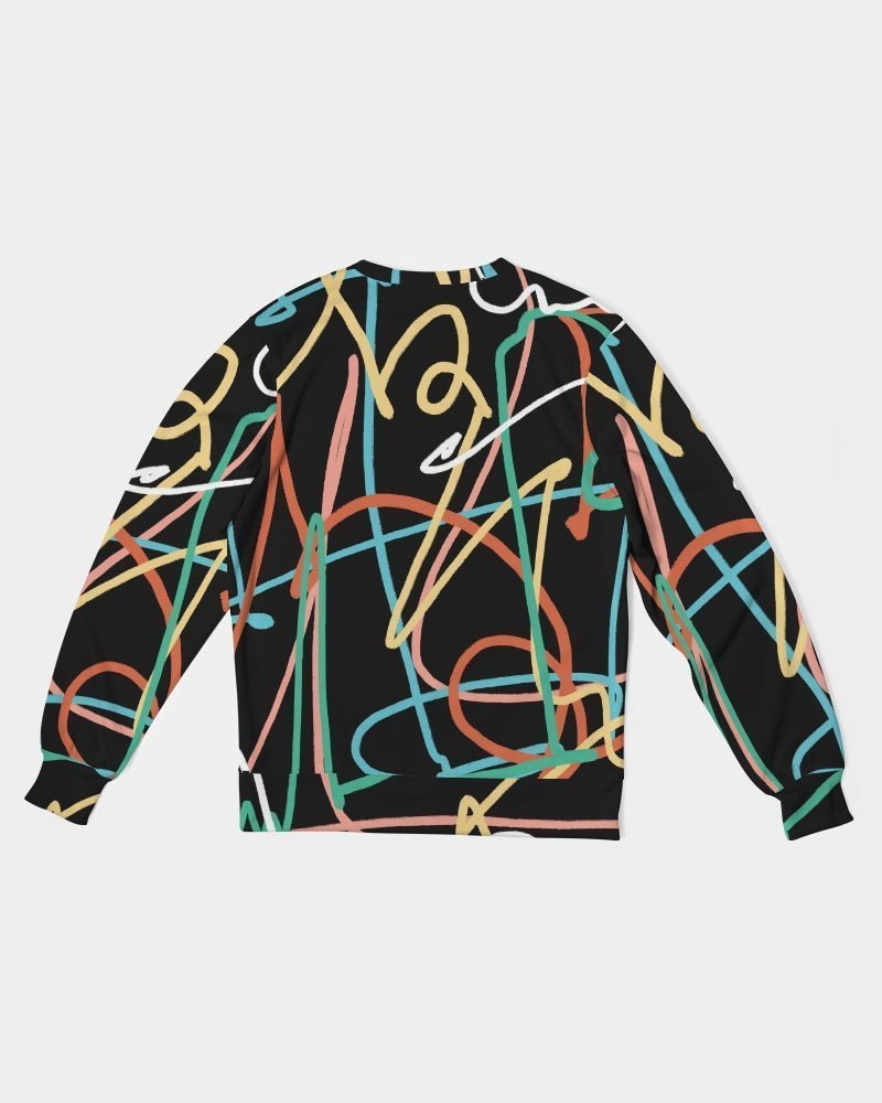 Summer Vibes Black Classic French Terry Crewneck Pullover - Rashaad Black