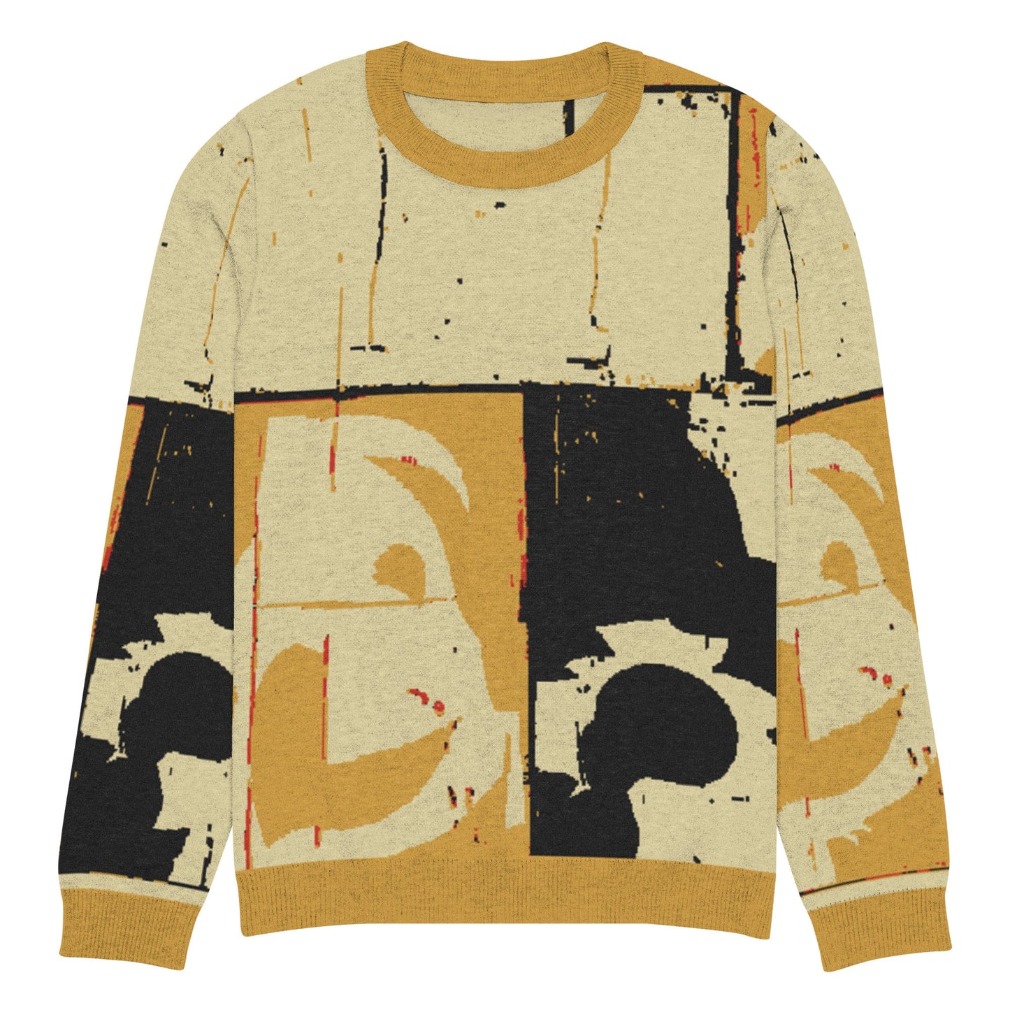 Chasing Monddrian Knitted Sweater - Rashaad Black