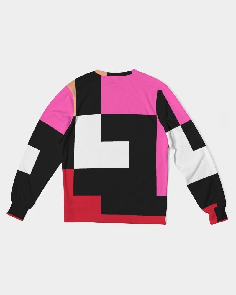 One night in Paris squared Classic French Terry Crewneck Pullover - Rashaad Black